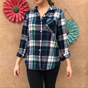 Navy Blue Flannel